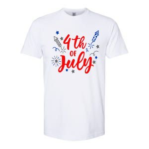 4th Of July Independence Day Celebration Softstyle CVC T-Shirt