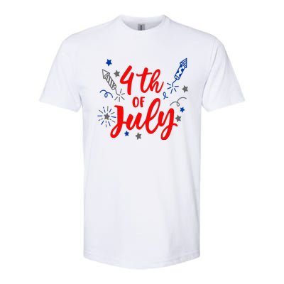 4th Of July Independence Day Celebration Softstyle® CVC T-Shirt