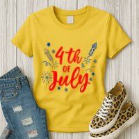 4th Of July Independence Day Celebration Womens T-Shirt