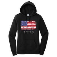 4th Of July American Flag Betsy Ross 1776 Women's Pullover Hoodie