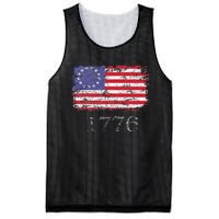 4th Of July American Flag Betsy Ross 1776 Mesh Reversible Basketball Jersey Tank