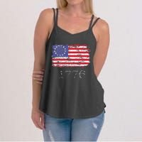 4th Of July American Flag Betsy Ross 1776 Women's Strappy Tank