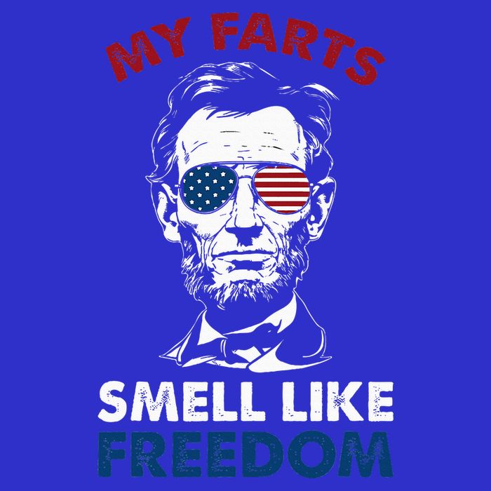 4th Of July My Farts Smell Like Freedom Abraham Lincoln Premium T-Shirt