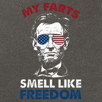 4th Of July My Farts Smell Like Freedom Abraham Lincoln Cotton Canvas Backpack