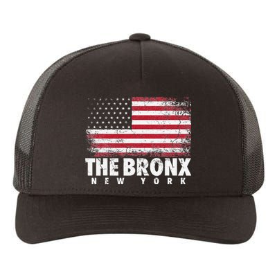 4th of July The Bronx New York NY American Flag USA Yupoong Adult 5-Panel Trucker Hat