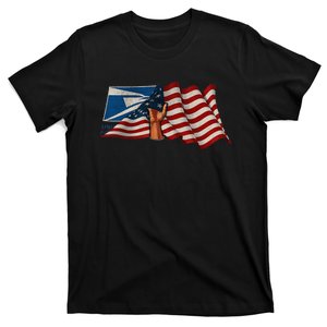 4th of July Independence Day Your Name US Postal Service T-Shirt