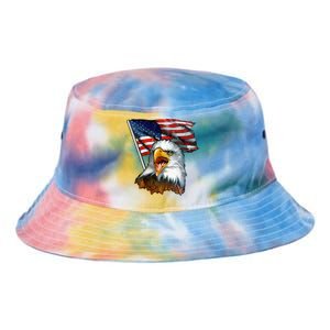 4th Of July Eagle American Flag Tie Dye Newport Bucket Hat