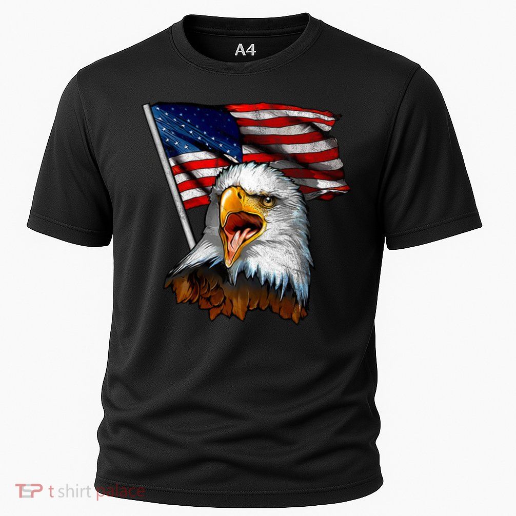 4th Of July Eagle American Flag Performance Shirt