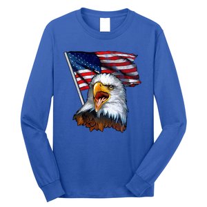 4th Of July Eagle American Flag Long Sleeve Shirt