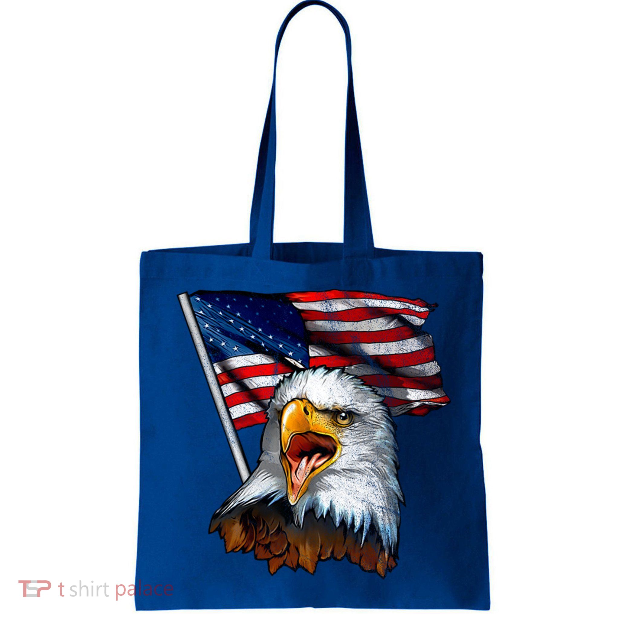 4th Of July Eagle American Flag Tote Bag