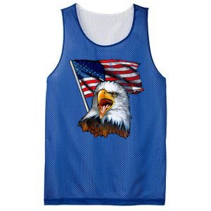 4th Of July Eagle American Flag Mesh Reversible Basketball Jersey Tank