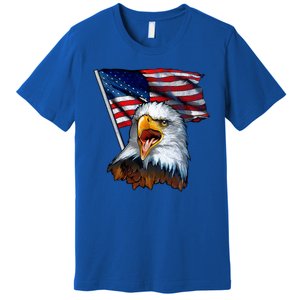 4th Of July Eagle American Flag Premium T-Shirt