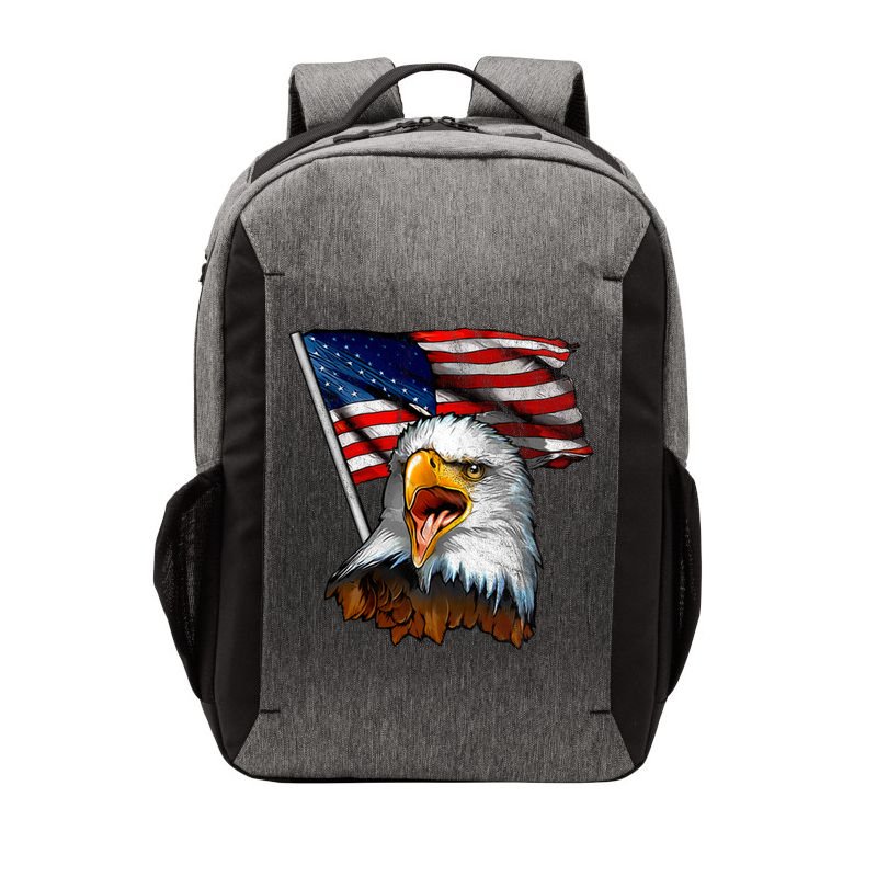 4th Of July Eagle American Flag Vector Backpack
