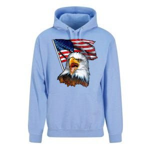 4th Of July Eagle American Flag Unisex Surf Hoodie