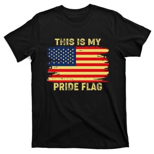 4th of July This Is My Pride Flag USA American Patriotic T-Shirt