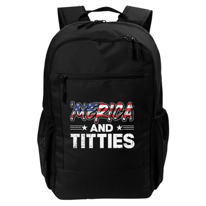 4th of July Merica and Titties Backpack