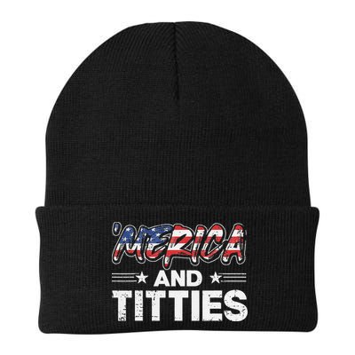 4th of July Merica and Titties Beanie