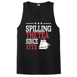 4th Of July Spilling The Tea Since 1773 PosiCharge Competitor Tank