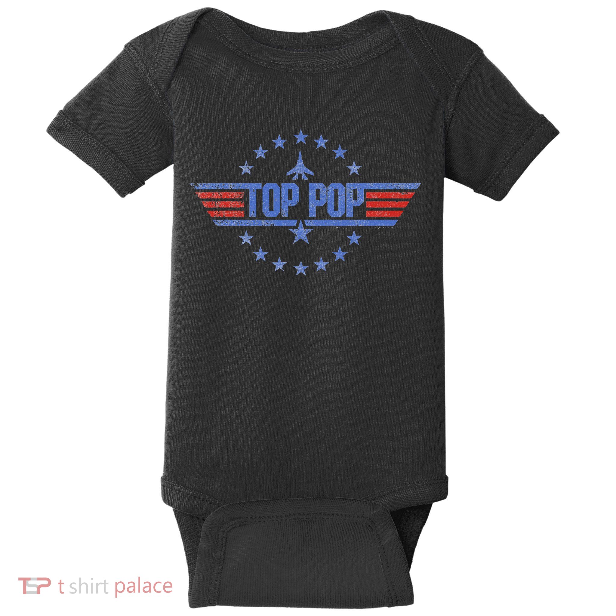 4th Of July Funny Family Patriotic Top Pop Fathers Day Baby Bodysuit