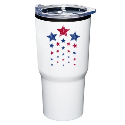 4th of July  Cute USA Patriotic Stars Tumbler