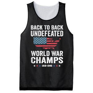 4th Of July Back To Back Undefeated World War Champs Mesh Reversible Basketball Jersey Tank