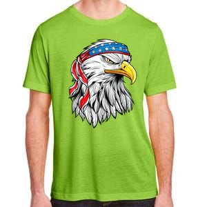 4th Of July Patriotic Eagle American Flag Adult ChromaSoft Performance T-Shirt