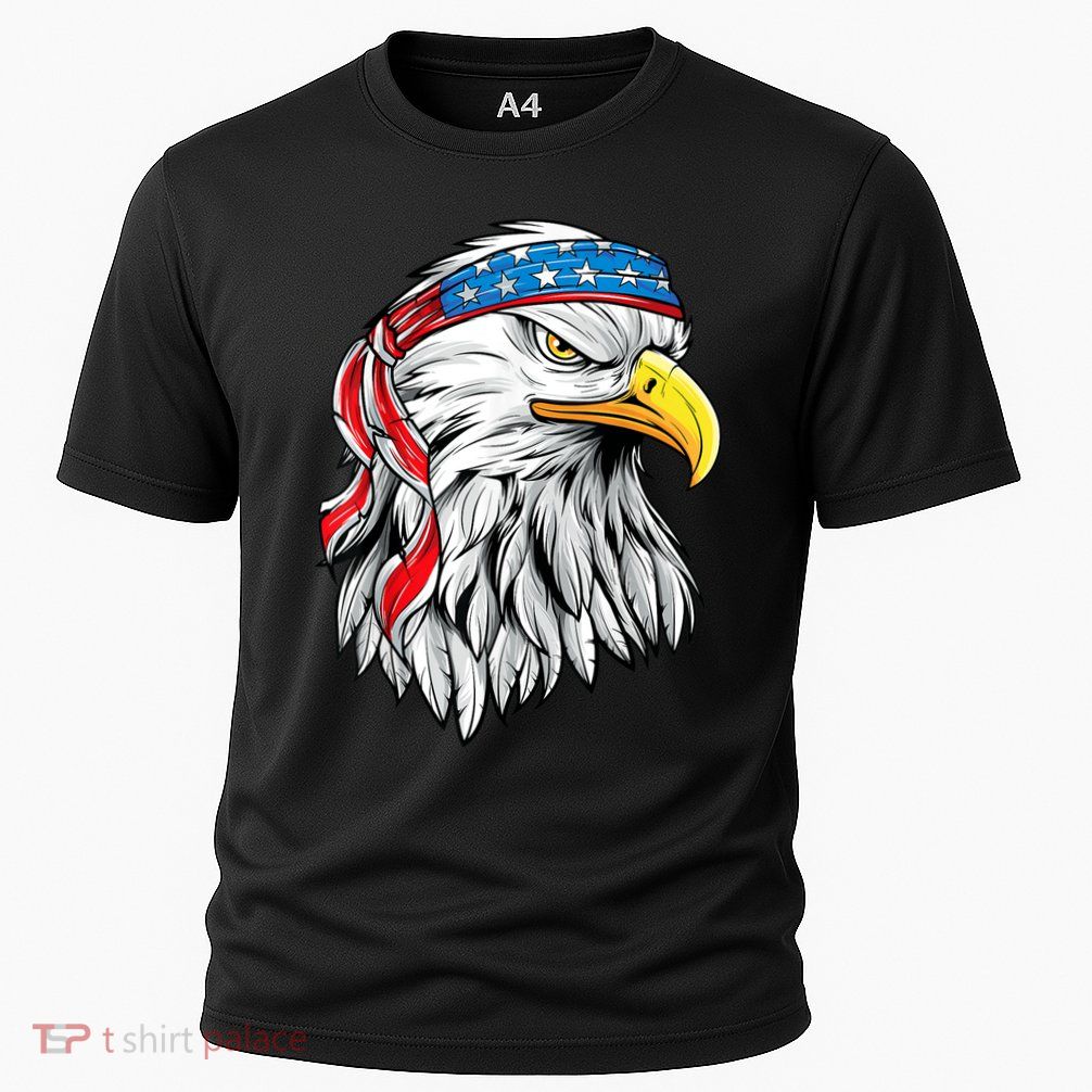 4th Of July Patriotic Eagle American Flag Performance Shirt