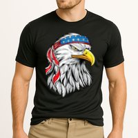 4th Of July Patriotic Eagle American Flag Cooling Performance Crew T-Shirt