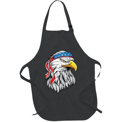 4th Of July Patriotic Eagle American Flag Apron