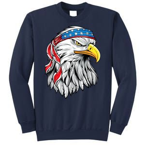 4th Of July Patriotic Eagle American Flag Sweatshirt