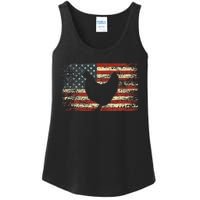 4th of July Chicken Patriotic American Flag Wo Ladies Essential Tank