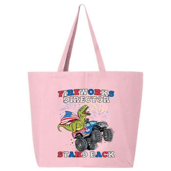 4th of July Fireworks Director T Rex Monster Truck 25L Jumbo Tote
