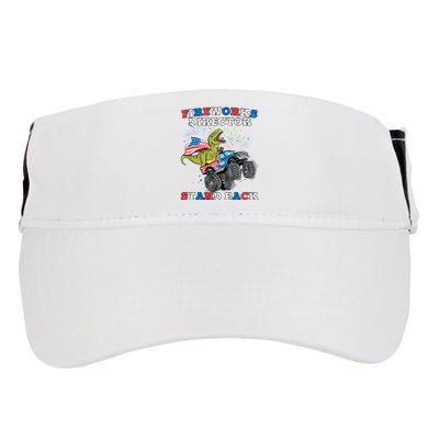 4th of July Fireworks Director T Rex Monster Truck Adult Drive Performance Visor