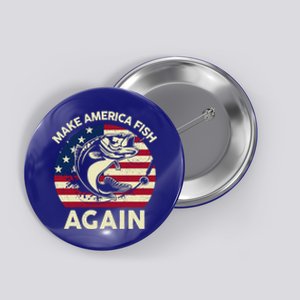 4th Of July Gift Make America Fishing Again Funny Dad Jokes Funny Gift Button