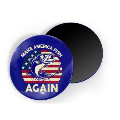 4th Of July Gift Make America Fishing Again Funny Dad Jokes Funny Gift Magnet