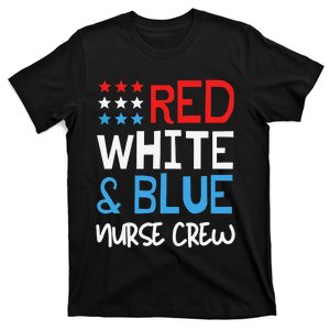 4th Of July Nurse Crew Scrub Tops Patriotic Nurses Matching T-Shirt