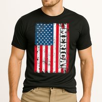 4th of July US Independence American Flag Patriotic Cooling Performance Crew T-Shirt