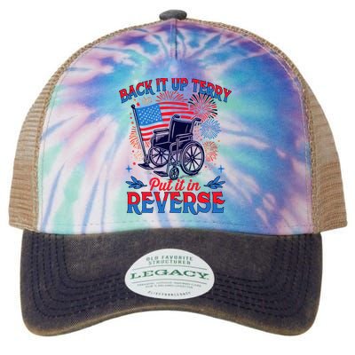 4th Of July Veteran Back Its Up Terry Put Its In Reverse Legacy Tie Dye Trucker Hat
