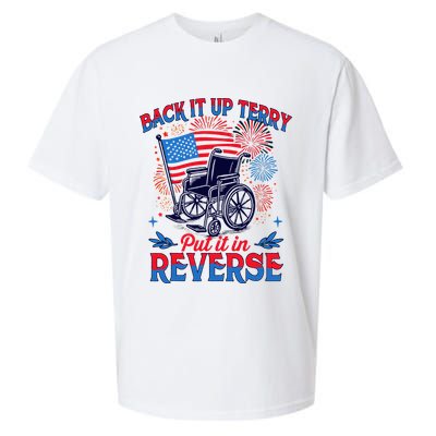 4th Of July Veteran Back Its Up Terry Put Its In Reverse Sueded Cloud Jersey T-Shirt