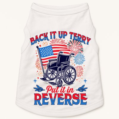 4th Of July Veteran Back Its Up Terry Put Its In Reverse Doggie Tank