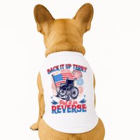 4th Of July Veteran Back Its Up Terry Put Its In Reverse Doggie Tank