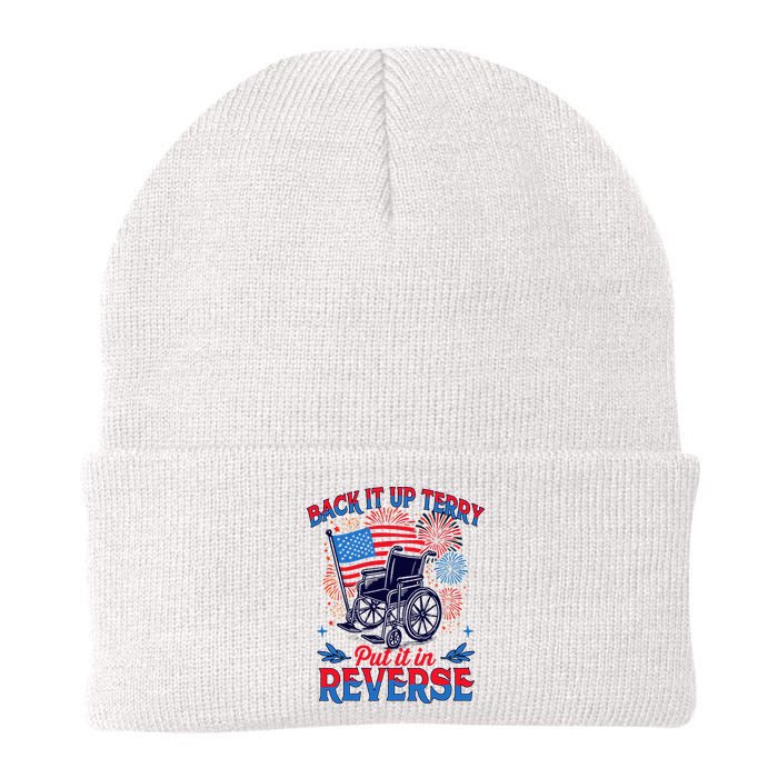 4th Of July Veteran Back Its Up Terry Put Its In Reverse Beanie