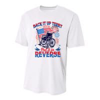 4th Of July Veteran Back Its Up Terry Put Its In Reverse Youth Performance Sprint T-Shirt