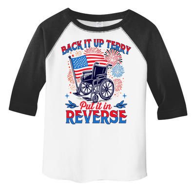 4th Of July Veteran Back Its Up Terry Put Its In Reverse Toddler Fine Jersey T-Shirt