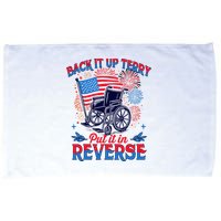4th Of July Veteran Back Its Up Terry Put Its In Reverse Microfiber Hand Towel