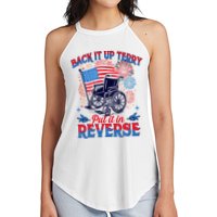 4th Of July Veteran Back Its Up Terry Put Its In Reverse Women's Perfect Tri Rocker Tank