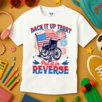 4th Of July Veteran Back Its Up Terry Put Its In Reverse Kids T-Shirt