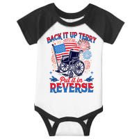 4th Of July Veteran Back Its Up Terry Put Its In Reverse Infant Baby Jersey Bodysuit