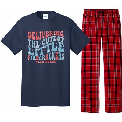 4th Of July Labor And Delivery Nurse American Land D Nurse Pajama Set