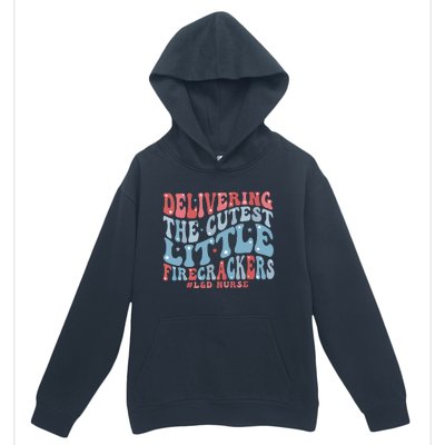 4th Of July Labor And Delivery Nurse American Land D Nurse Urban Pullover Hoodie